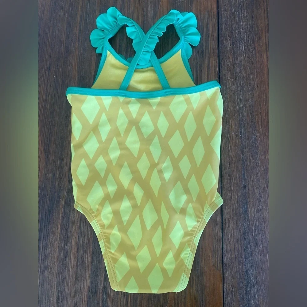 Swimsuits, Lot of Two, Toddler Girl's Yellow size 12-18 Months Beach Vacation